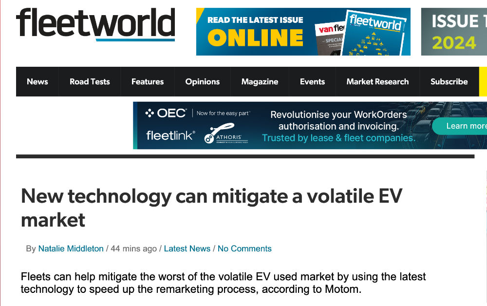 fleet world ev market